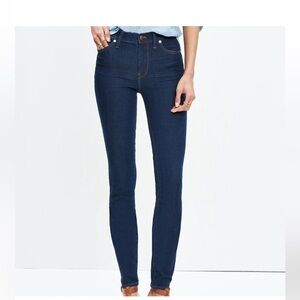 Madewell 9” High Rise Skinny Dark Wash